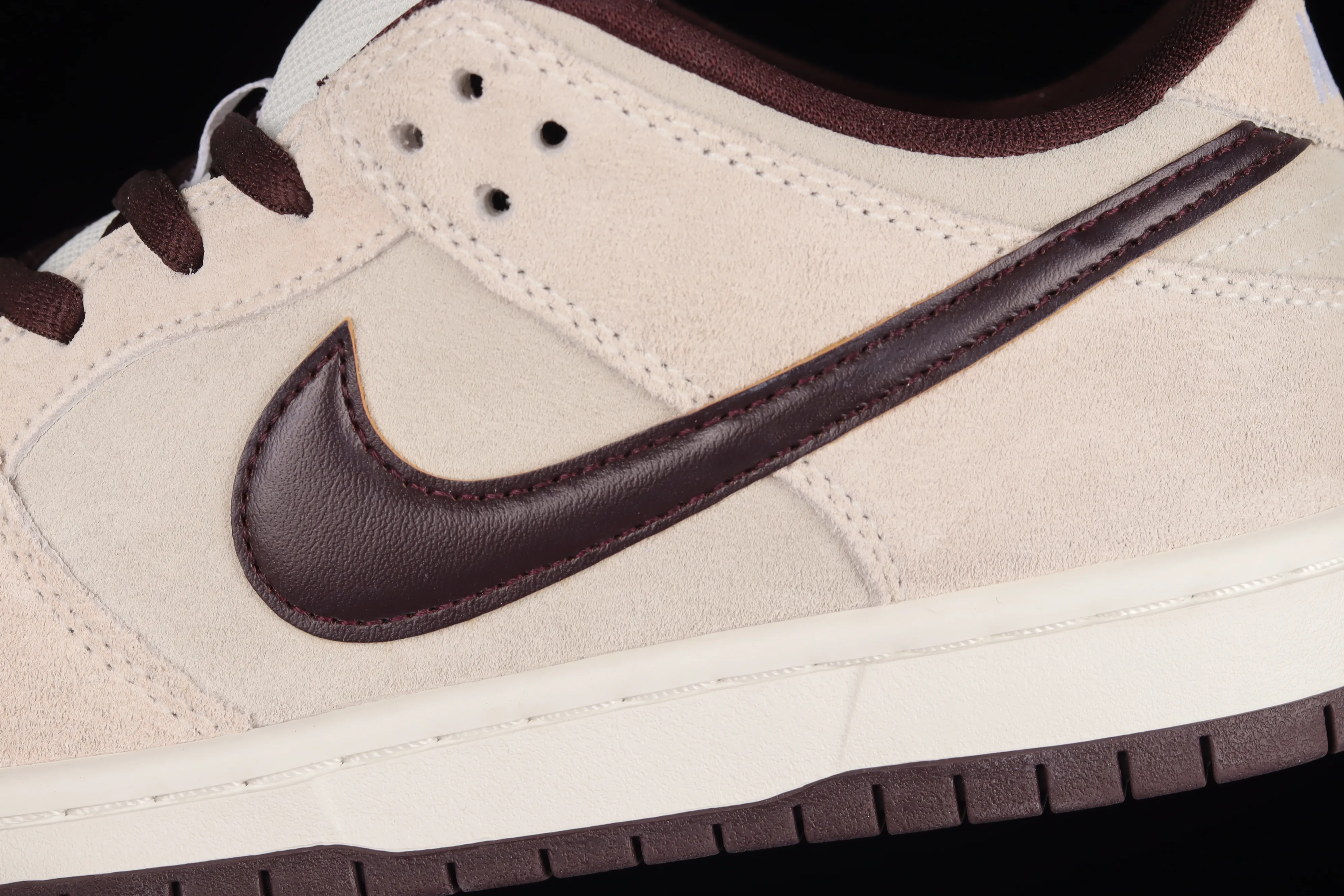 All categories Nk SB Dunk series Nk SB Dunk Low low-top sneakers F version Nk SB Dunk Low "Desert Sand" dark brown gray low-top series casual sneakers BQ6817-004
